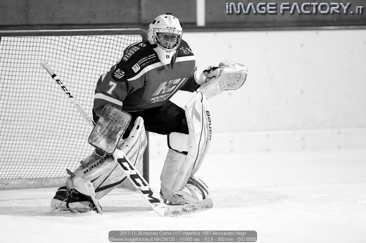 2017-11-29 Hockey Como U17-Valpellice 1867 Alessandro Negri